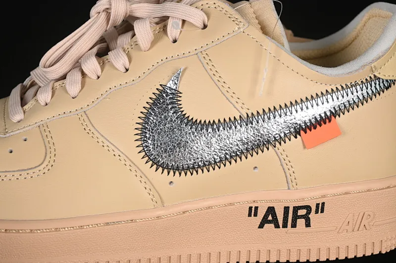 All categories Nk Air Force 1 Air Force Series Nk Air Force 1 Low Off-White x Nike Air Force 1 Low "Sesame" Sesame OW joint Air Force 1 low-top casual sneakers FD6900-200